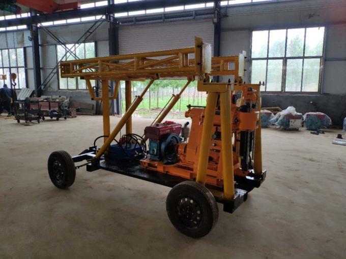 Reasonable Easy Move High Efficiency Core Drilling Rig Compact Structure 2