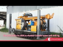 GL180R Rubber Crawler water well drill rig