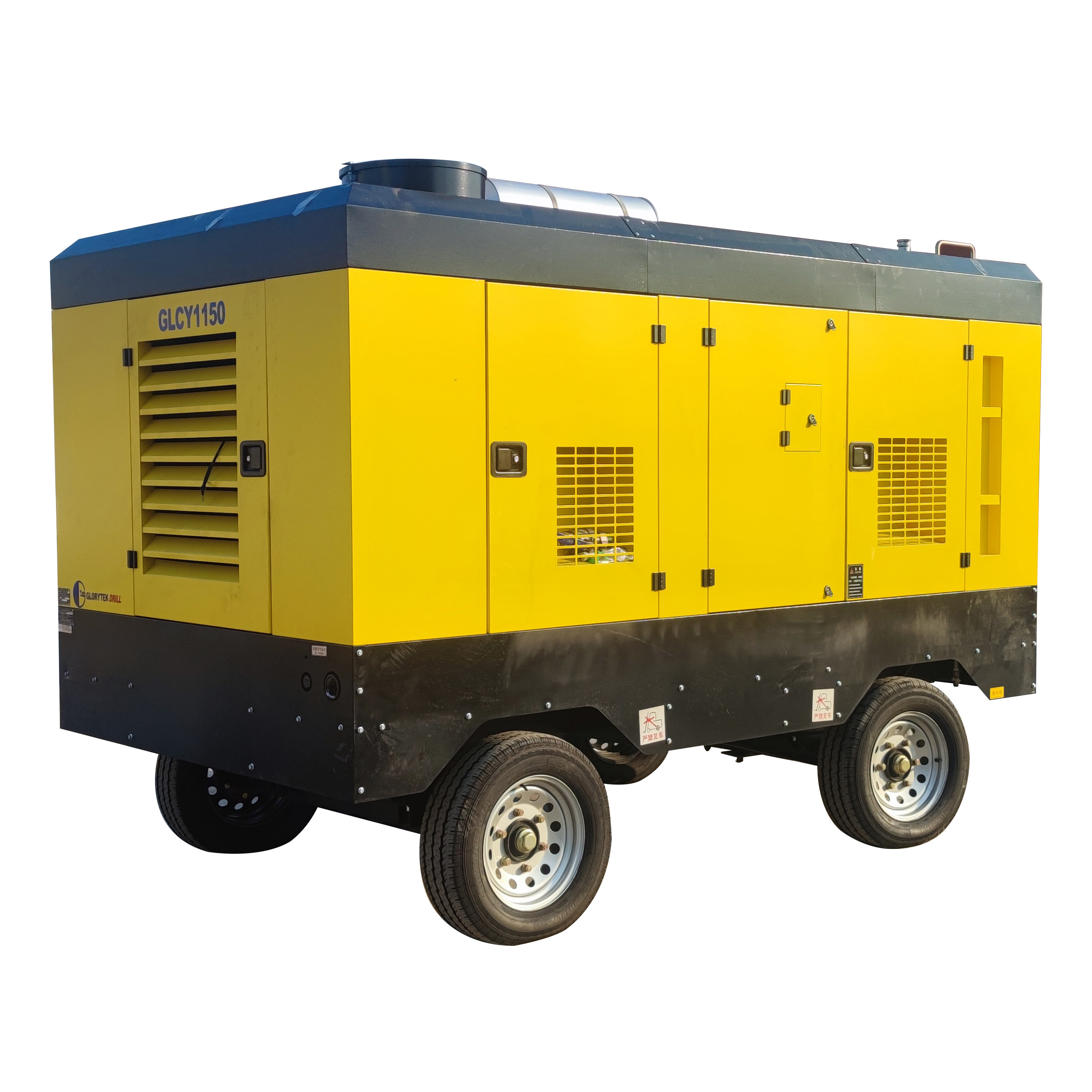 GLORYTEK Drilling Rig Tools Diesel Engine Driven Air Compressor ...