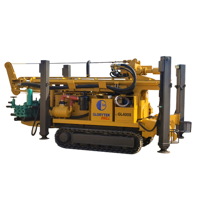 Hard Rock 400m Water Well Drill Rig Machine 30-170rpm Rotary Speed