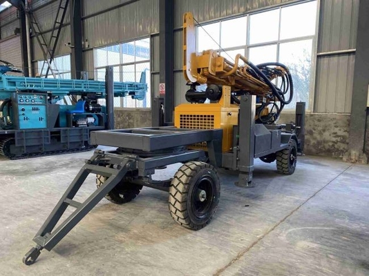 GL260T Trailer Well Digging Equipment 260m Depth 140-305mm Hole Diameter