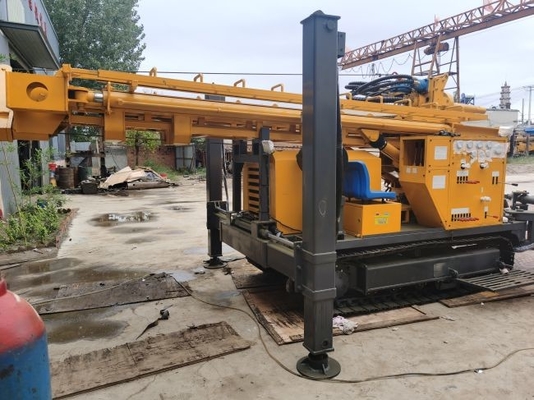 GL300S Borehole Drilling Rig Steel Track 300m Capacity Dth For Air Drilling