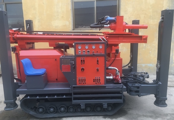 Water Well Drill Rig Machines Diesel Powered For 200m Drilling