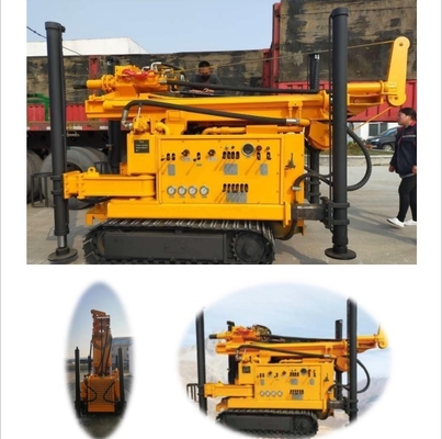 90KW Borehole Drill Rig Machines Fully Hydraulic Crawler Type