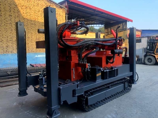 Fully Hydraulic 200m Drill Rig Machines With Crawler Chassis