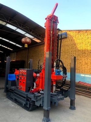 Fully Hydraulic 200m Drill Rig Machines With Crawler Chassis