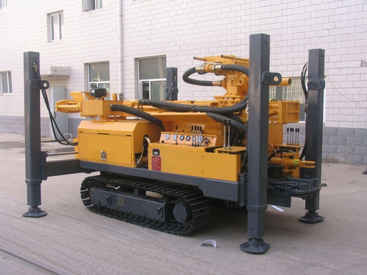 400m Crawler Mounted Drill Rig , Hydraulic Drilling Machine For Water Well