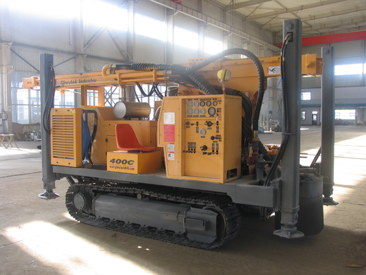 250m Water Well Drill Rig Machines 400C Full Hydraulic Crawler Type