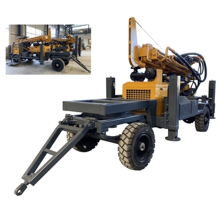 Agricultural Industrial Hydraulic Water Well Drilling Machine For 260m Wells