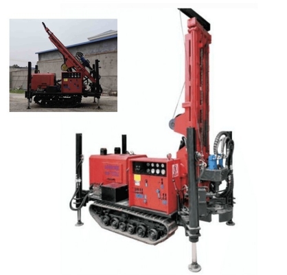 Pneumatic Water Well Drill Rig Crawler Mounted For 180m Drilling