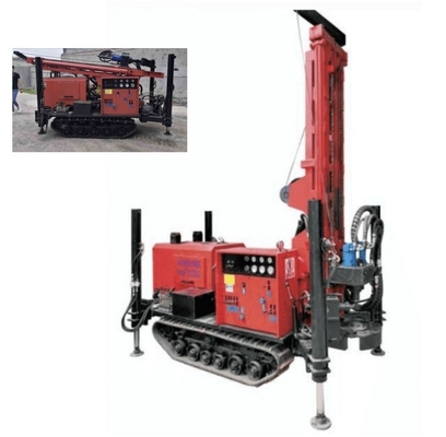 Pneumatic Water Well Drill Rig Crawler Mounted For 180m Drilling
