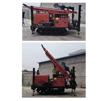 Pneumatic Water Well Drill Rig Crawler Mounted For 180m Drilling