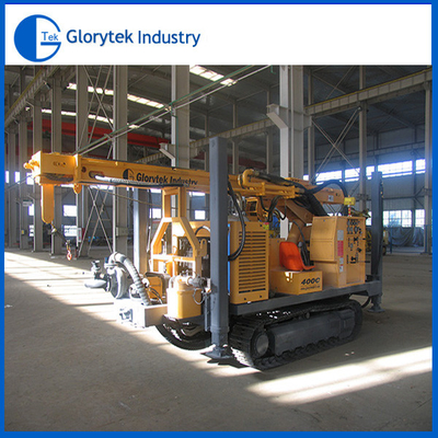 400C Hydraulic Water Well Drilling Rig ,  Equipment For Borehole Drilling 250m Depth