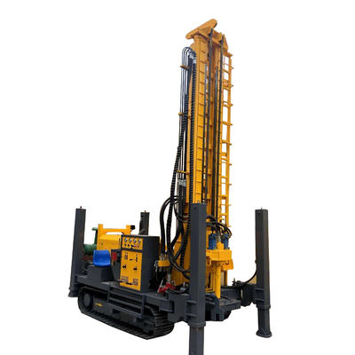 Industrial Borehole Water Well Drill Rig Fully Hydraulic For 350m Drilling