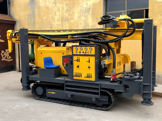 Industrial Borehole Water Well Drill Rig Fully Hydraulic For 350m Drilling