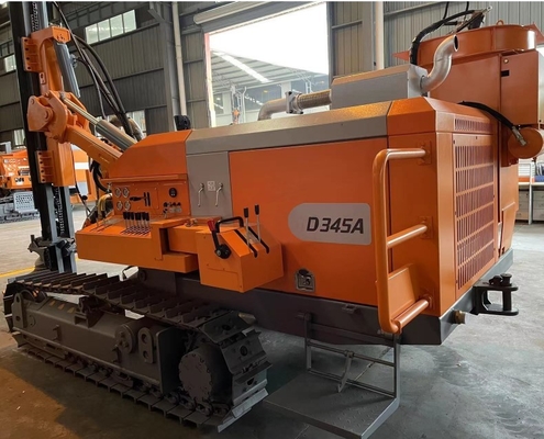 Separated DTH Surface Rock Drill Rig With 60kw Diesel Engine