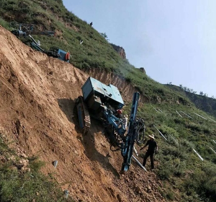 Surface Mining Rock Drill Rig Diesel Powered For Open Pit Drilling