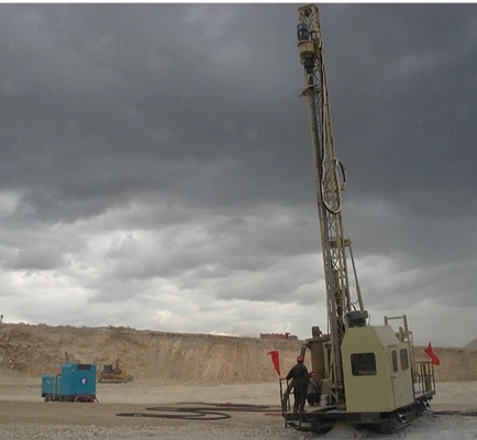 Flexible Hard Rock Drilling Equipment , Down The Hole Drill Rig For Gold Mining