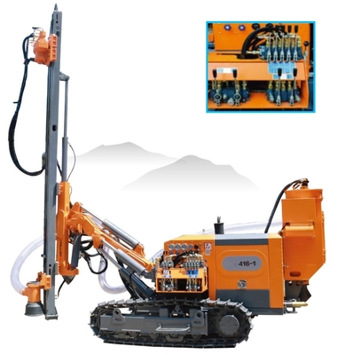 DTH Down The Hole Hammer Drill Rig Crawler Pneumatic Type For Rock