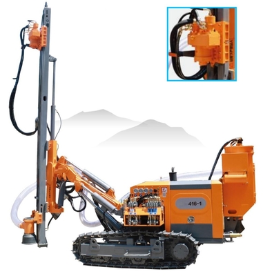 DTH Down The Hole Hammer Drill Rig Crawler Pneumatic Type For Rock