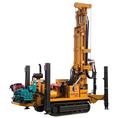 400M Borehole Drilling Rig , Water Hole Drilling Machine 92KW Diesel Powered