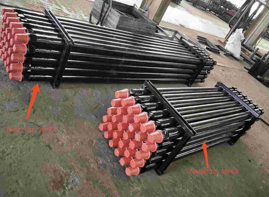 76mm 3m Long Water Well Drill Stem Api 2 3/8" Reg Or 2 3/8" If 89mm R780