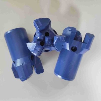 Diamond PDC Drill Bit , Non Coring Drill Bits 76mm Diameter For Coal Mining