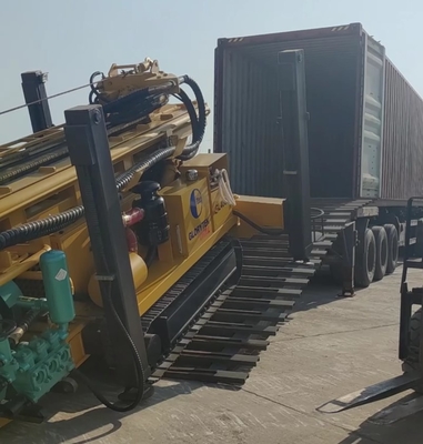 400m Full Hydraulic Borehole Drilling Rig With Crawler Chassis