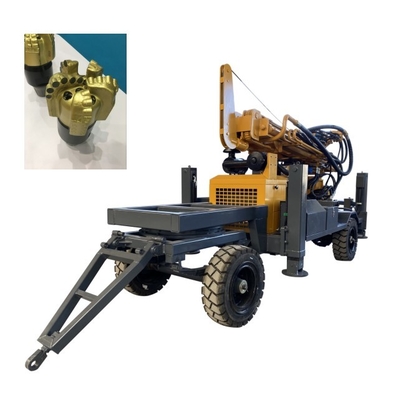 Hard Rock Hydraulic Drilling Equipment , Drilling Rig For Borehole 260m Depth