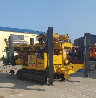 400m Hydraulic Borehole Drilling Machine , Track Mounted Rig For Civil Industrial