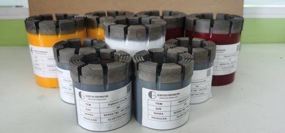 NQ Impregnated Diamond Core Bits For Wire Line Drilling Multifunctional