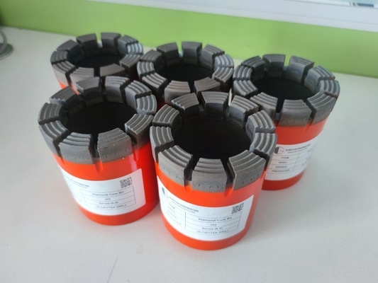 BQ NQ HQ PQ Impregnated Diamond Core Bits Geological Exploration