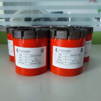BQ NQ HQ PQ Impregnated Diamond Core Bits Geological Exploration