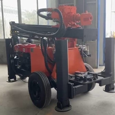 Depth 100-200 Meter Water Well Drill Rig Crawler Mount