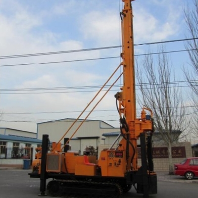 700m Hydraulic Crawler Drilling Rig , Water Well Drilling Machine With Track Chassis
