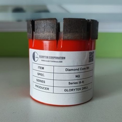 Bq Nq Hq Pq Impregnated Diamond Core Bits With Reaming Shell