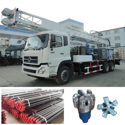 300m Strong Power Water Well Drill Rig Yuchai YC6J180-33 Diesel Engine