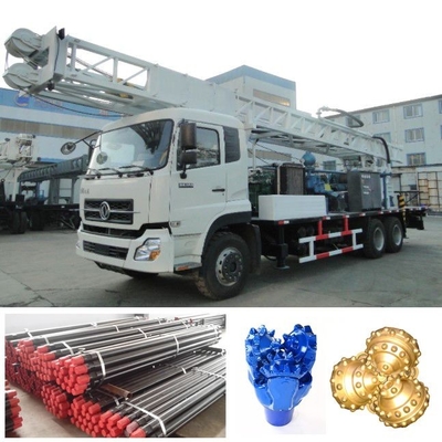300m Strong Power Water Well Drill Rig Yuchai YC6J180-33 Diesel Engine