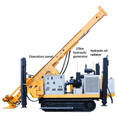 800m Hydraulic Crawler Exploration Drill Rig Machine For Core Sampling