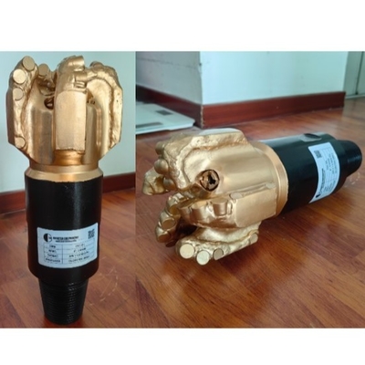 152mm Steel Body Pdc Drill Bit Borehole Well 5 Blades For Hard Rocks