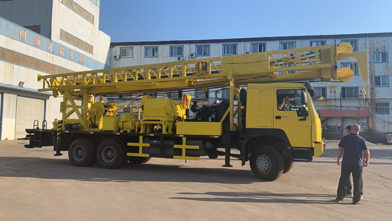 Truck Mounted Dth Water Well Drilling Rigs Rotary Table 300m Mud