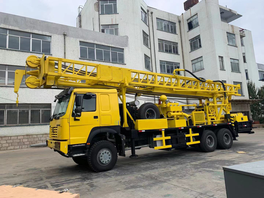 300m Borehole Drilling Rig Howo 6x4 Truck Chassis Rotary Table Type