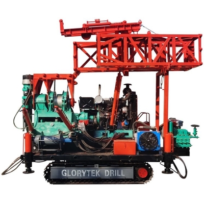 XY-4 700m Deep Rock Well Drilling Machine With Steel Crawler Chassis