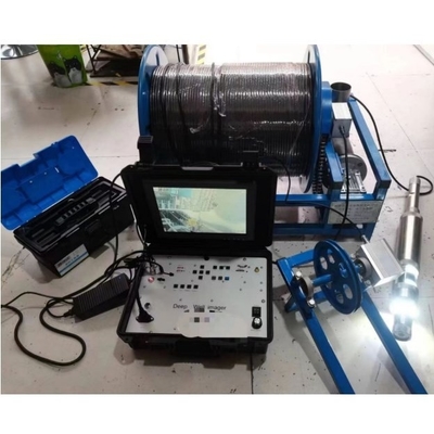 360 Degree Rotation Deep Water Well Inspection Camera With 12 Inch High Brightness Display