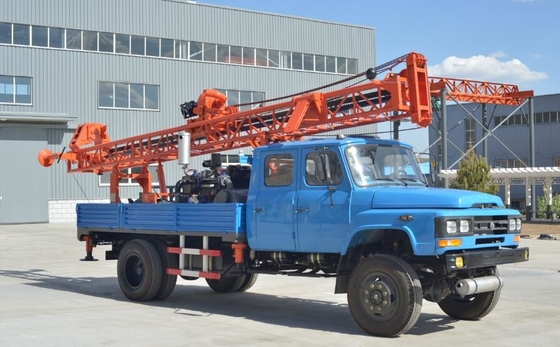 Deep 350m Water Well Drill Rig Top Drive Off Road Truck Mounted