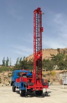 CE Compact Truck Mounted Borehole Drilling Rig Machine 100m 150m 200m 300M 400M