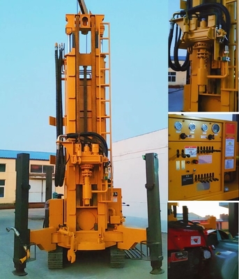 GL400S 400m Deep Water Well Drill Rig Crawler Mounted Rotary Borehole