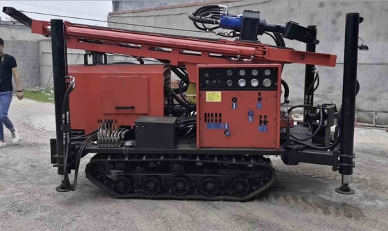Dth CE Water Well Drilling Machine 180 Meter Crawler Type