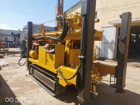 400m Diesel Power Crawler Water Well Drilling Rig For Drilling Projects