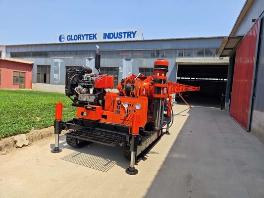 Portable Glxy-2t Crawler Mineral Exploration Drilling Rigs 500m Borehole Core